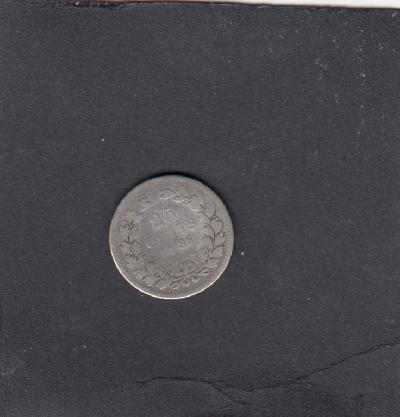 Beschrijving: 25 Cent WILHELMINA 